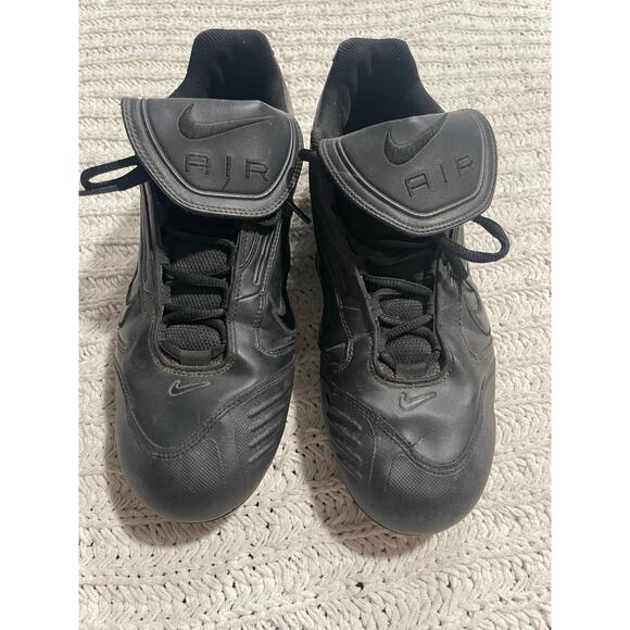 Nike Air Baseball Cleats Air Conversion Men's Size 9.5 Black 306943 001 00 - Picture 2 of 11